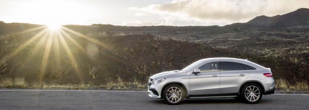 What s New for MY16 Models Available GLE 350d 4MATIC Coupe SoP July 2015 GLE 450 AMG 4MATIC Coupe SoP July 2015 Mercedes-AMG GLE 63 S 4MATIC Coupe SoP July 2015 Details The GLE Coupe is Mercedes-Benz