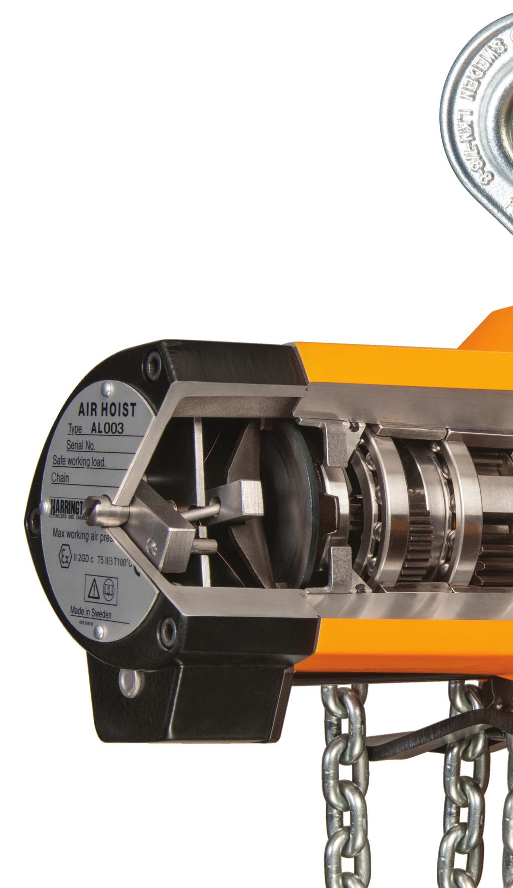 AL Series Hoists Bearing Supported Planetary Gearing System For continuous
