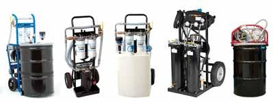 FLUID HANDLING Customizable, Quality Solutions for Your Contamination Control Program With proper lubricant storage, transfer, and filtration equipment you can dramatically improve industrial