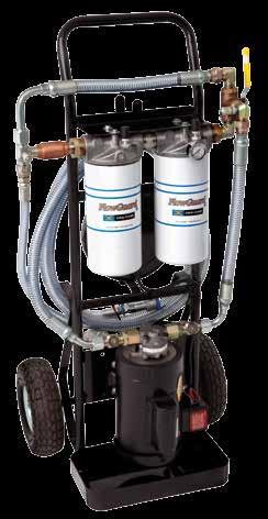 FLUID HANDLING Portable Filtration Filter Cart Filter carts offer portable, offline filtration and are ideal for use on small to medium-sized reservoirs with low flow