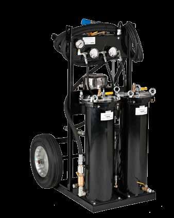 FLUID HANDLING Portable Filtration - TC Series The TC Series represents the highest quality and most rugged systems available for purifying industrial oils.