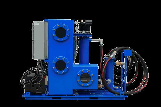 FLUID HANDLING Vacuum Dehydration Vacuum Dehydration System (VAC) VAC systems are designed to remove 100% of free and emulsified water and at least 90% of dissolved water from petroleum and
