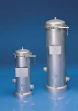 Single filter element housings Single filter element housings are available in Carbon Steel and 316 Stainless Steel constructions.