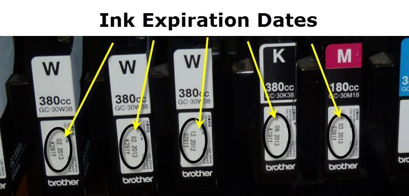 Resuming Printer Functions Before you resume printer functions you must verify that your ink has not exceeded the expiration date.