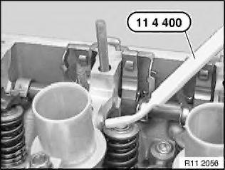 Removal Removal of cylinder head is described separately from installation. Remove camshafts.