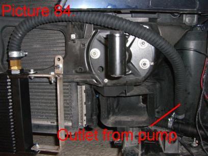 it along the engine (Pic.83).