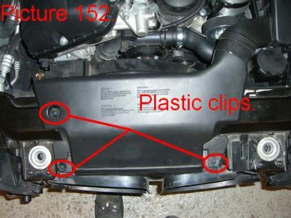 Install the two original M6 bolts for the air filter box and secure
