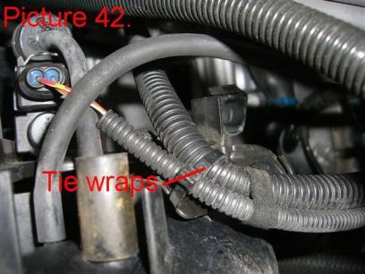Make sure all the connections are free when you pull the manifold out.