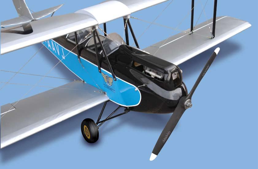 Flying the Flying Legends DH 60G Gipsy Moth PRE-FLIGHT-INSTRUCTIONS Ensure that your transmitter and receiver batteries are fully charged before flying Carefully check your model over to ensure that