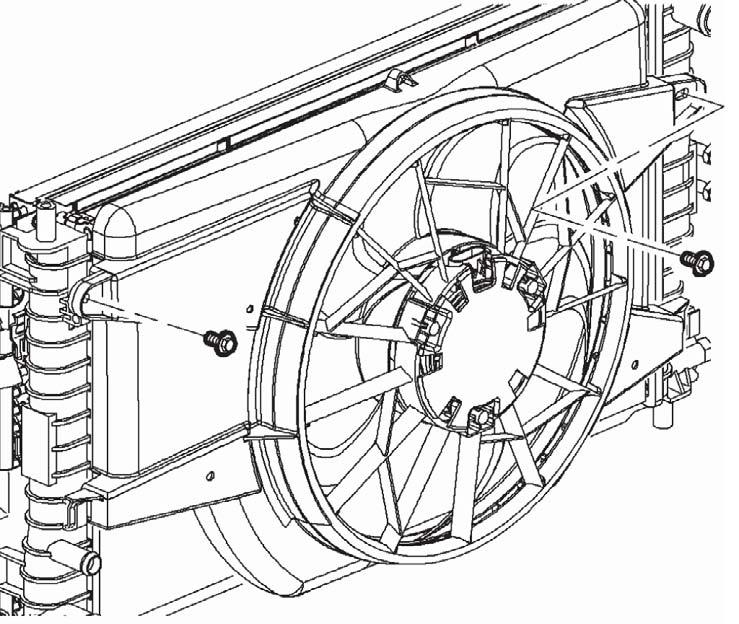 The fan clutch drives the cooling fan. The fan clutch controls the amount of torque that is transmitted from the crankshaft to the fan blades.
