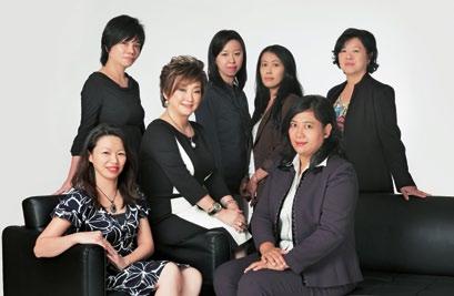 The ABM Team Seated, from left: Wong Ai