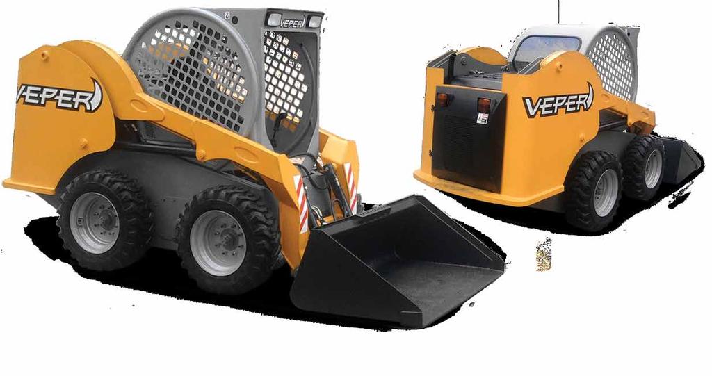 Veper model L Veper L skid-steer loader The Veper L compact skid-steer loader is multifunctional machine. The Veper L will exceed your expectations by far.