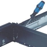 data for accessories see page 13 Disassembly: (1) Pull out the filing frame (2) Detach the
