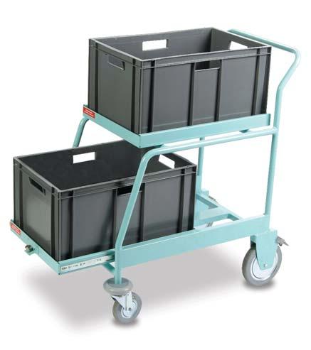 bulk case notes and x-rays Records stored in two removable boxes Lower - Top of box 440mm to fl oor Upper - Top of box 975mm to fl oor Clearance between upper and lower boxes, 235mm 100mm swivel