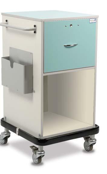 Medicals Record Workstations - X-Ray Compartment/Open Cupboard Available as single & double column units with One / two drawers & x-ray pigeon
