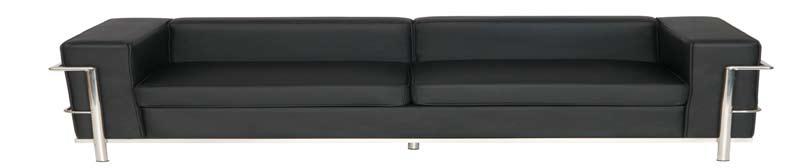 600 x 800 650 x 540 x 440 Elegant curves Le Corbusier style sofas SJ009-1 Le Corbusier style