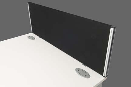 Designer cool DMS1640 Desk mounted rectangular screen 1600 x 400 in blue or
