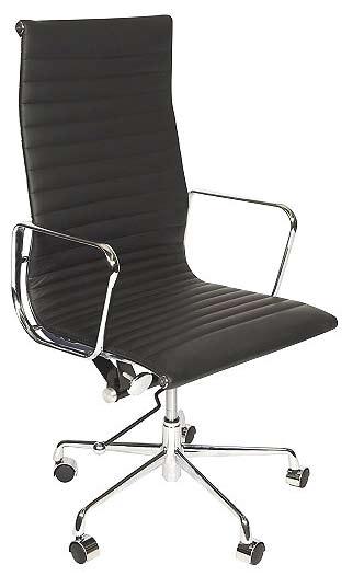 Chairs OI-6832 Charles eames Style Medium Back Ribbed executive chair in