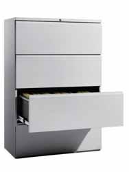 13 03 Front Pull Handle FCL40(UL) 4 Drawer Lateral Filing H 1355 W 900 D 450 FCL30(UL) 3 Drawer Lateral Filing H
