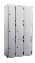 Add-on Lockers Side panels are designed to accommodate 1 Door, 2 Door, 3 Door, 4 Door and 6 Door combinations with the help of easy mounting plastic hinges.