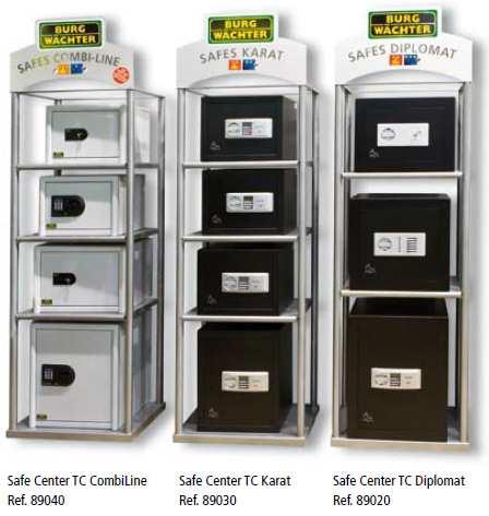 safes 3 different versions Dimensions: Height: 185 cm