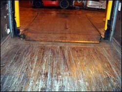 Additional Trailer Loading and Unloading Procedures In determining the capacity of the trailer floor to support a forklift, consider various factors, including floor thickness and cross member