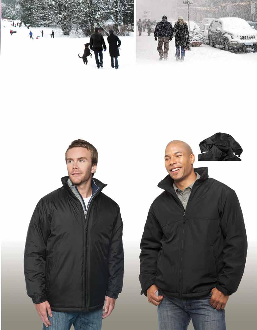 Insulated Parka 100% polyester wind resistant, water repellent parka with thermal insulation. The garment is loaded with features.