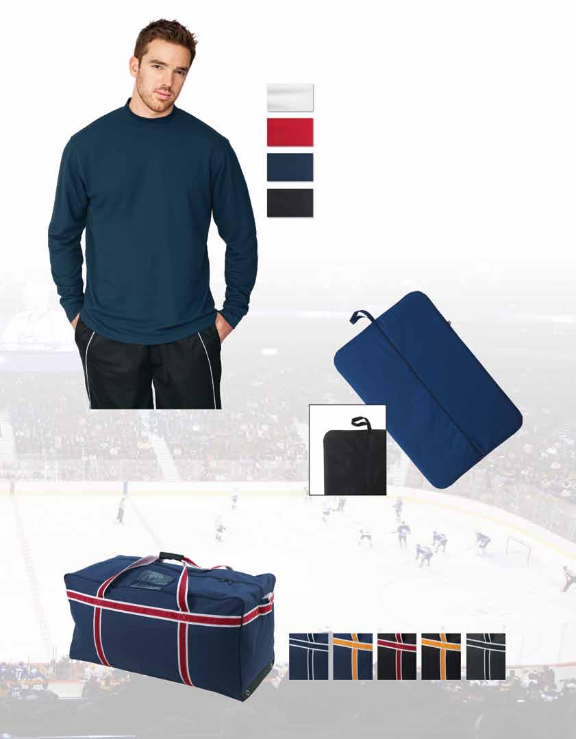 Colours: White Red Diced Knit Long Sleeve Mock Neck 100% polyester diced knit. Inherent wicking and antibacterial finish. Navy Black S05870 Sizes: S - 4XL Price: $ 31.