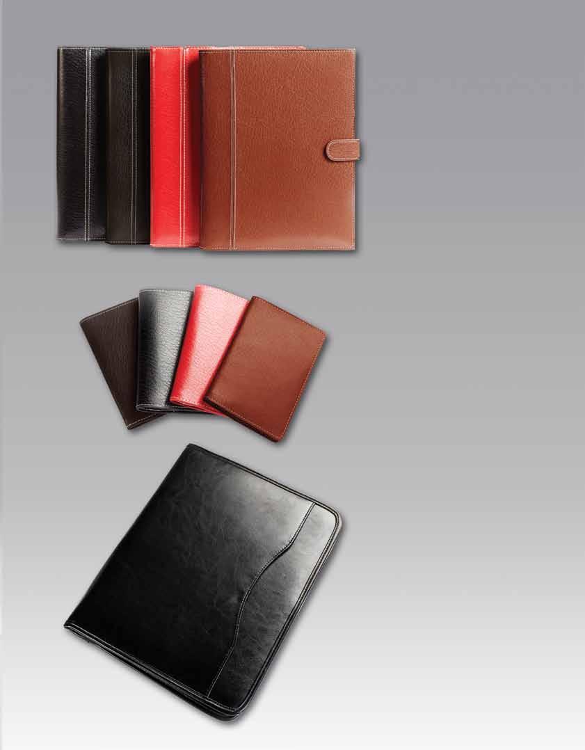 THE BRIGHTS TAB SNAP LEATHER NOTEBOOK COVER LD10060 Stand out at any meeting or just freshen up your everyday business accessories with our brights collection bonded leather with contrast topstitch /