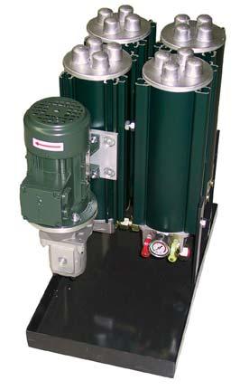 system. This allows continuous filtration of the fluid even when the main system has been shut down.