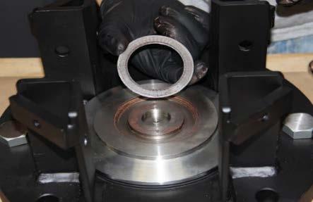 Pack the needle bearing ring with anti-seize (Figure 5.7). d.