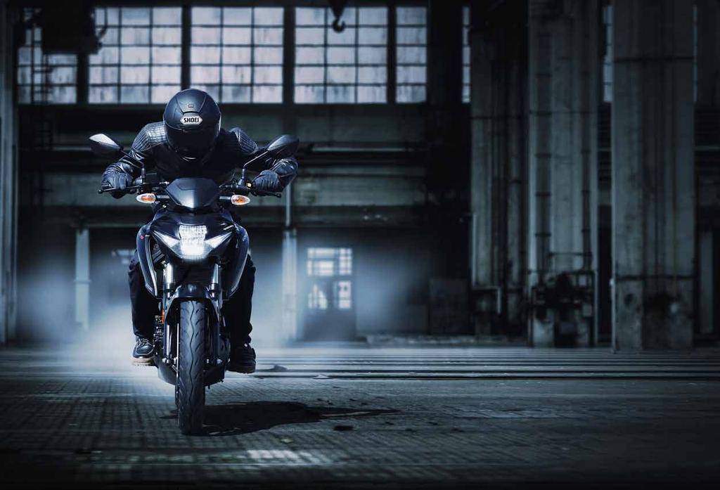An Exciting and Aggressive Style The GSX-S125 has exciting, aggressive styling that transforms it into a rolling work of