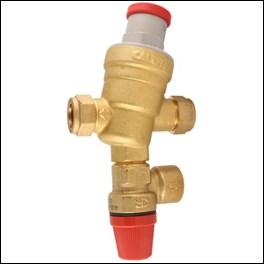 PRESSURE CONTROL VALVES SABS 198 1 CALVALVE DOUBLE BLOCK Pressure control combined pressure reducing valve and expansion relief valve, copper by copper compression