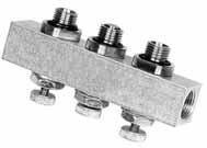 SOLNOID VLVS SRIS CCSSORIS supply rail with seals and banjo bolts (without mounting brackets) () Supply rail with isolation valves (without mounting brackets) () allows the isolation of one or more