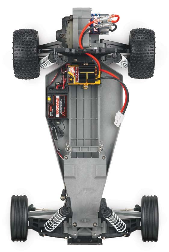 Anatomy of the Bandit Half Shaft Camber Link Wing Mount Hole Rear Shock Tower Battery Compartment Rear Body Mount Electronic Speed Control (XL-5) Chassis Suspension Arm (Front) Motor (Titan 12T)