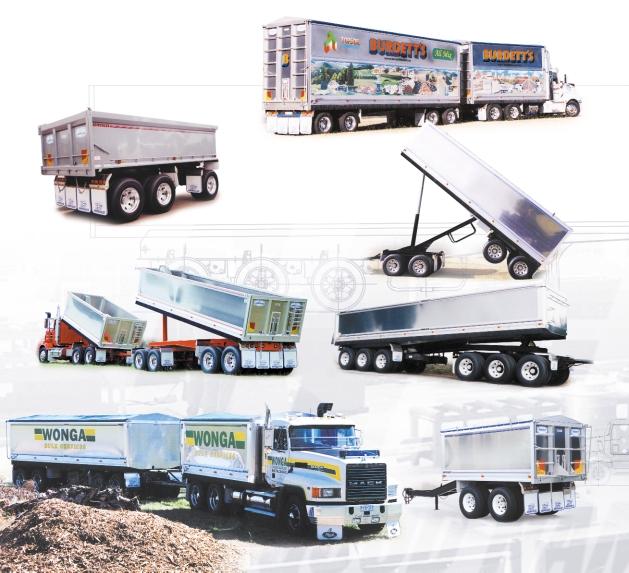 2,3,4,5,6 Axle Dog Trailers Custom built trailers designed to maximise payload and productivity