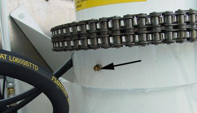 Bearings Lubricate the following grease fittings at least once