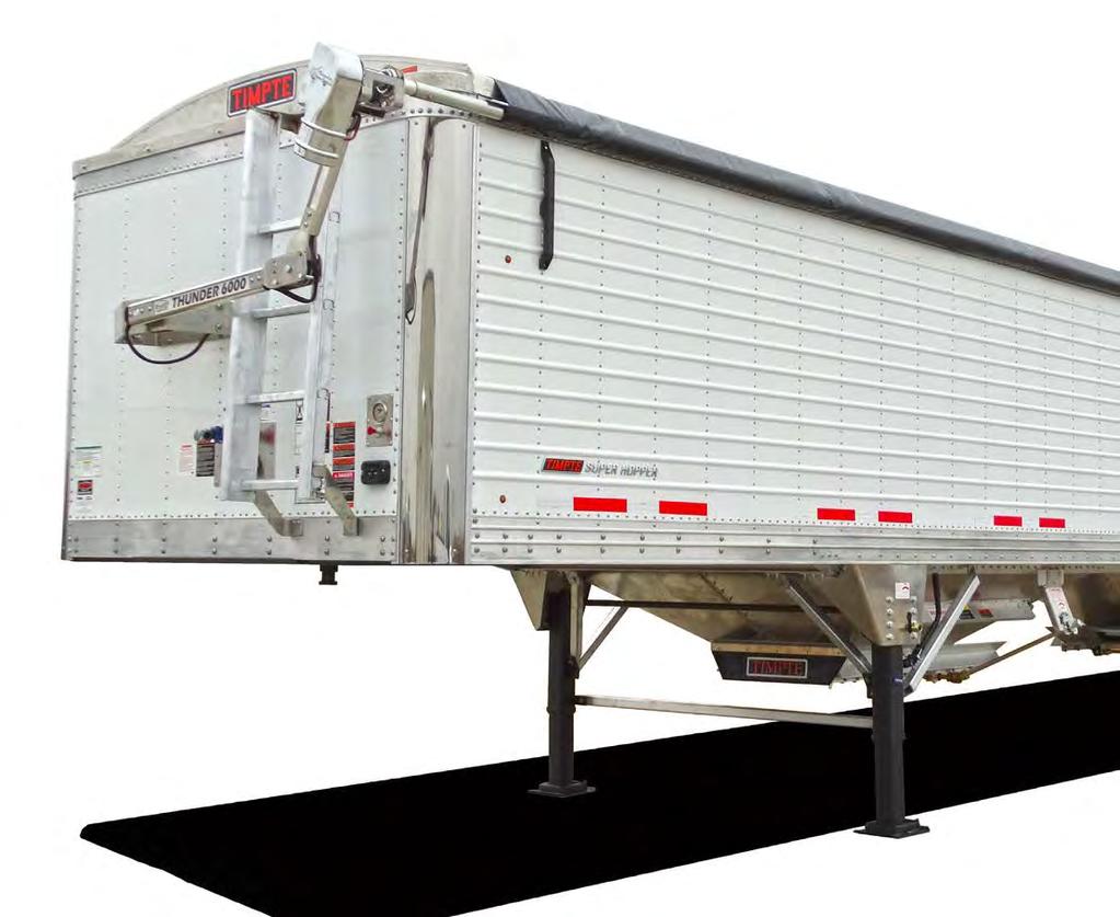 STANDARD FEATURES 1. Electric Tarp System: Standard with the Thunder 6000 XR Series Electric Tarp.