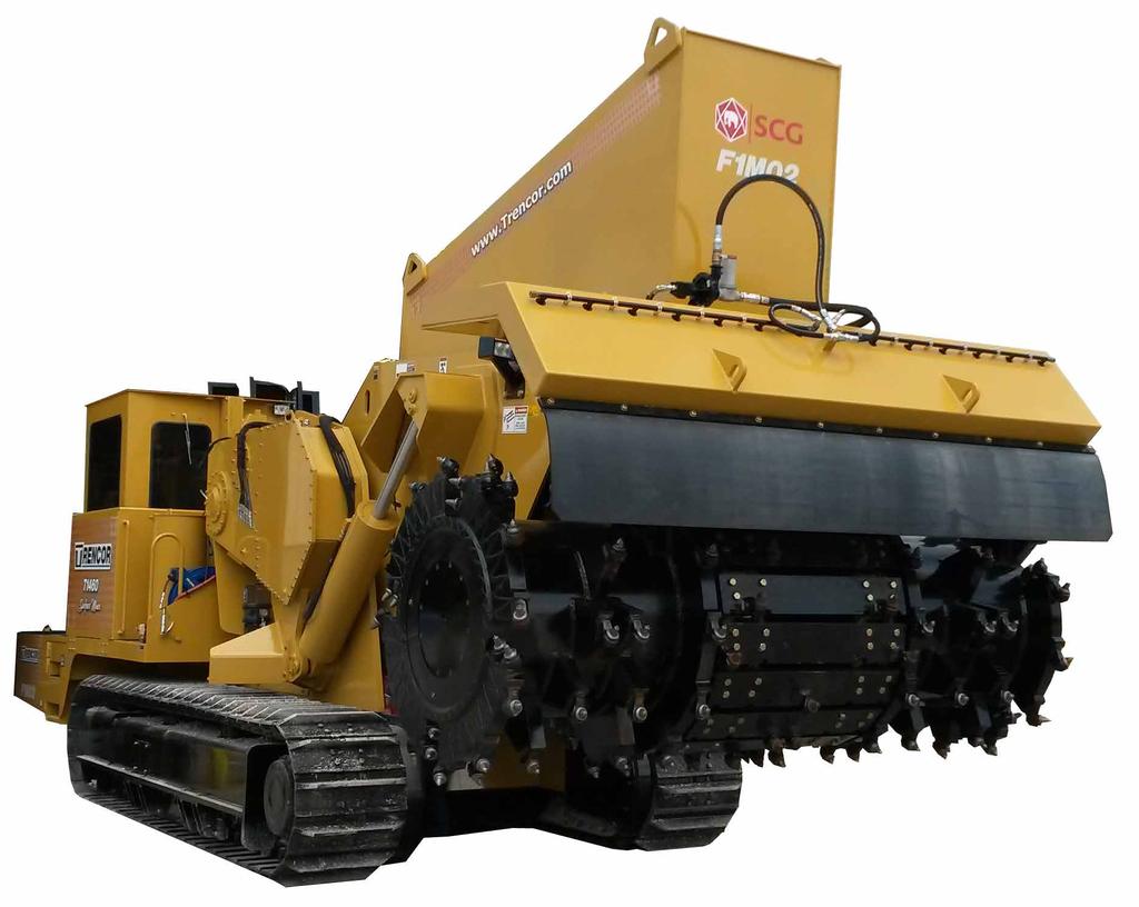 Rotary Surface Mining Attachment The mechanically-driven drum operates at a cutting speed and breakout force which are