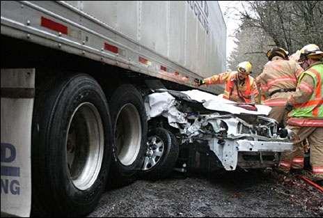 trucks involved in crashes