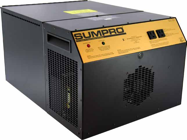 Sumpro Battery Backup System Easy installation, no modifi cations or piping changes