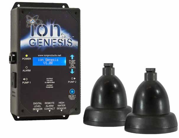Controllers Ion Genesis Smart Controller and Sensors The Ion Genesis is a fi rst of a kind digital pump controller that is designed to operate one or two pumps (one at a time).