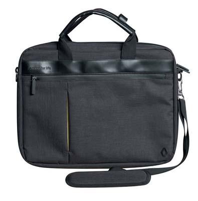 Renault Business Briefcase Everything is taken care of, there's even a reinforced compartment for a laptop. A large zipped exterior pocket. A hidden pocket at the front and interior pockets.