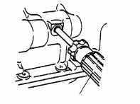 (2) Mount oil pump toothed-belt wheel. (3) Smear engine oil on the coupling face of nut and bearing. (4) Screw up the nut according to the specified torque.