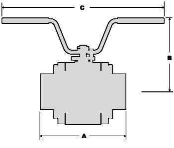 C Attachment to Bracket for Actuator according to ISO 5211 B D A Fig. 941 Fig. 944 C B A Fig. 942 No.