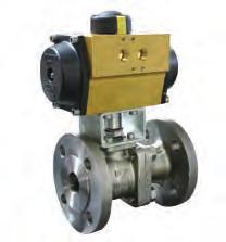 ISO5211 connection dimension: actuator installation is