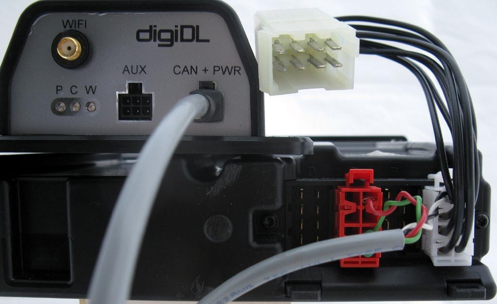 digidl-e and digidl-ex Additional Features digidl with cable form in place Please note: The speed sensor connection