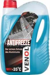 VENOL ANTIFREEZE COOLING LIQUID -35 C VENOL ANTIFREEZE COOLING LIQUID CONCENTRATE Antifreeze based on ethylene glycol. Provides protection for cooling systems in both winter and summer.