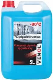Contains ethanol and monoethylene glycol. High quality liquid concentrate for cleaning and washing of windscreen.
