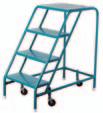 load rating Kleton Blue enamel finish Tool Tray Model Number Platform Overall Base Wt. No. of Steps Height" Height" W" x D" lbs.